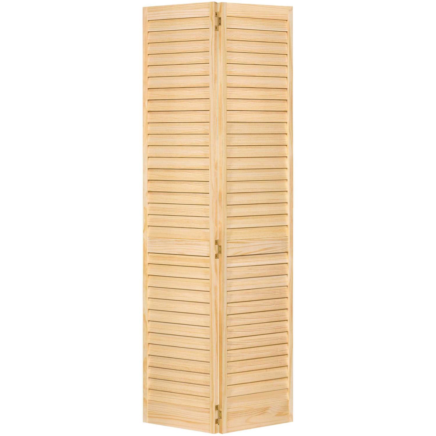 Kimberly Bay Plantation Unfinished Wood Bi-Fold Door - Zenithce