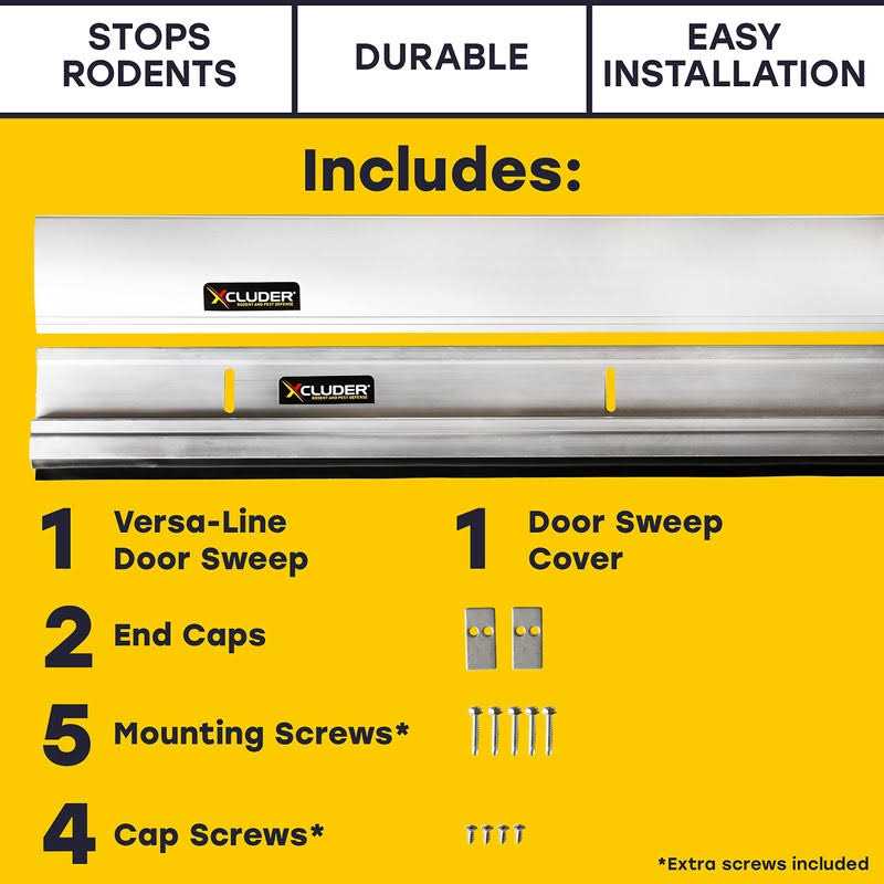 Xcluder Versa-Line Door Sweep Cover - Zenithce