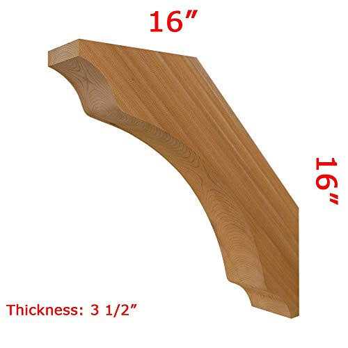 TimberBuild Wood Brace 16 x 16 - Zenithce