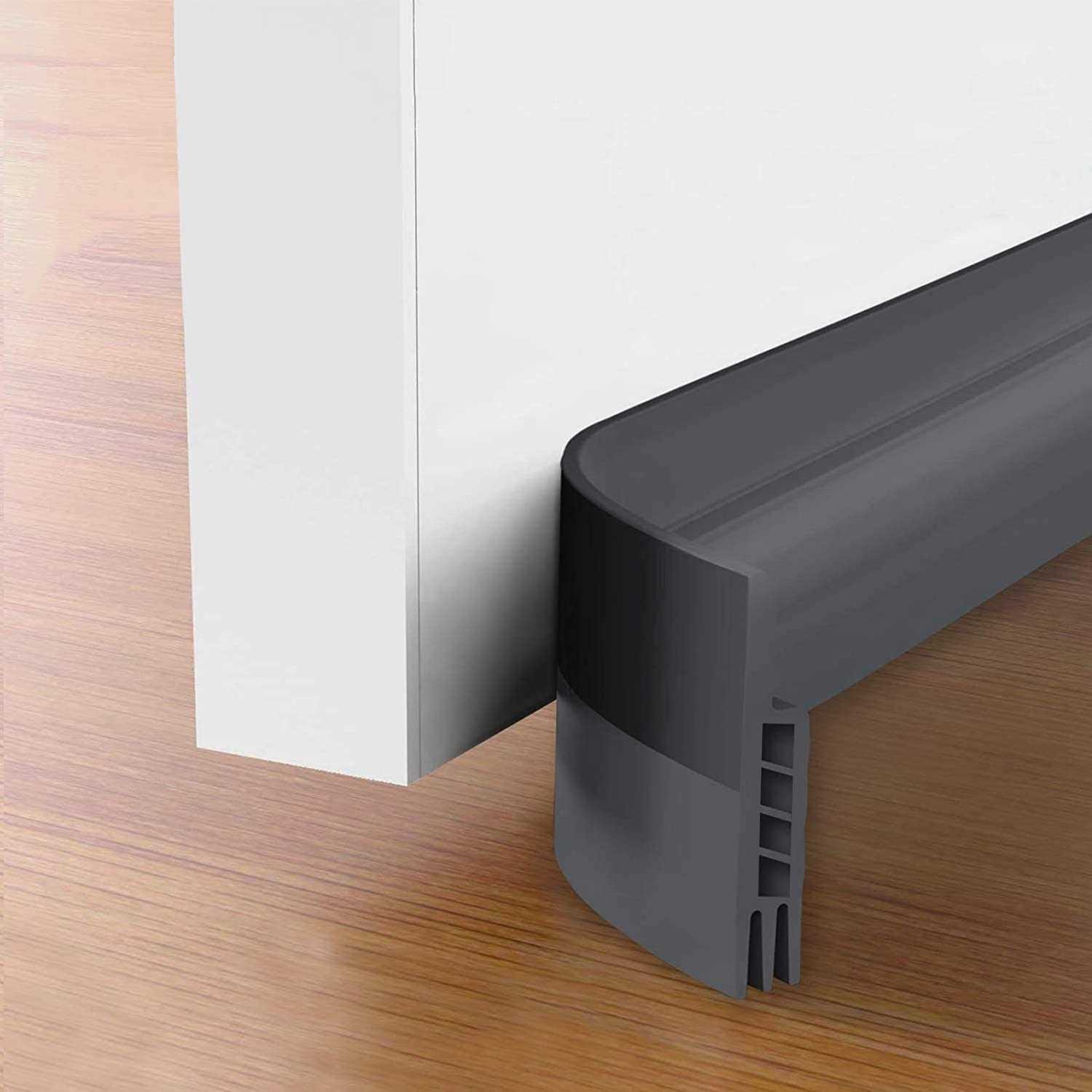 Suptikes 2 Pack Door Draft Stopperdoor Sweep for Exterior & Interior Doors,Door Bottom Seal Dust and Noise Insulation Weather Stripping Draft Guard - Zenithce