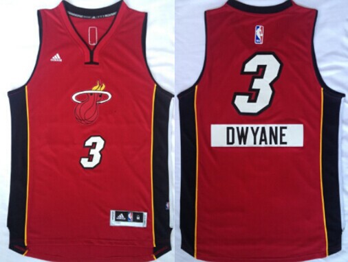 Miami Heat #3 Dwyane Wade Revolution 30 Swingman 2014 Christmas Day Red Jersey - Zenithce