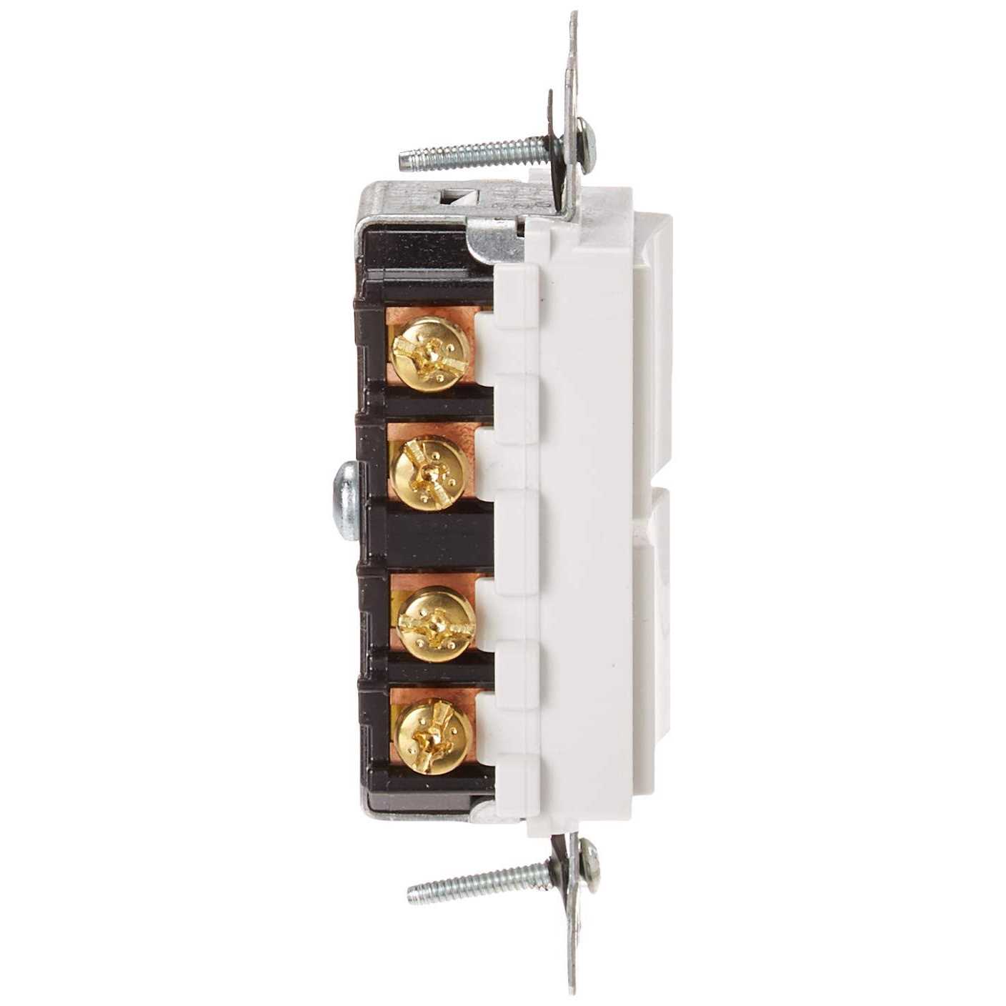 Leviton 5634 Decora AC Combination Switch Single Pole - Zenithce