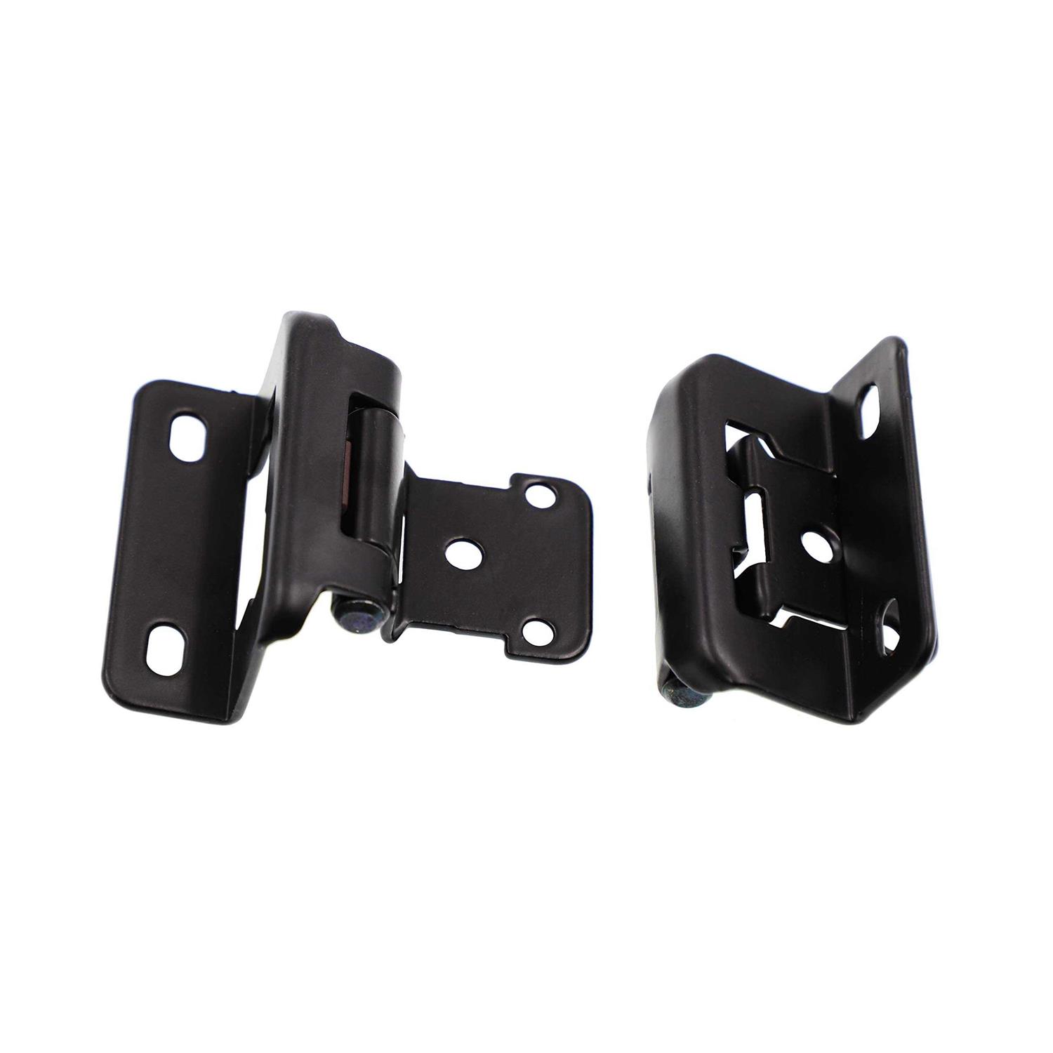 DecoBasics 1/2 Overlay Partial Wrap Semi Wrap Self Closing Cabinet Hinges - Zenithce