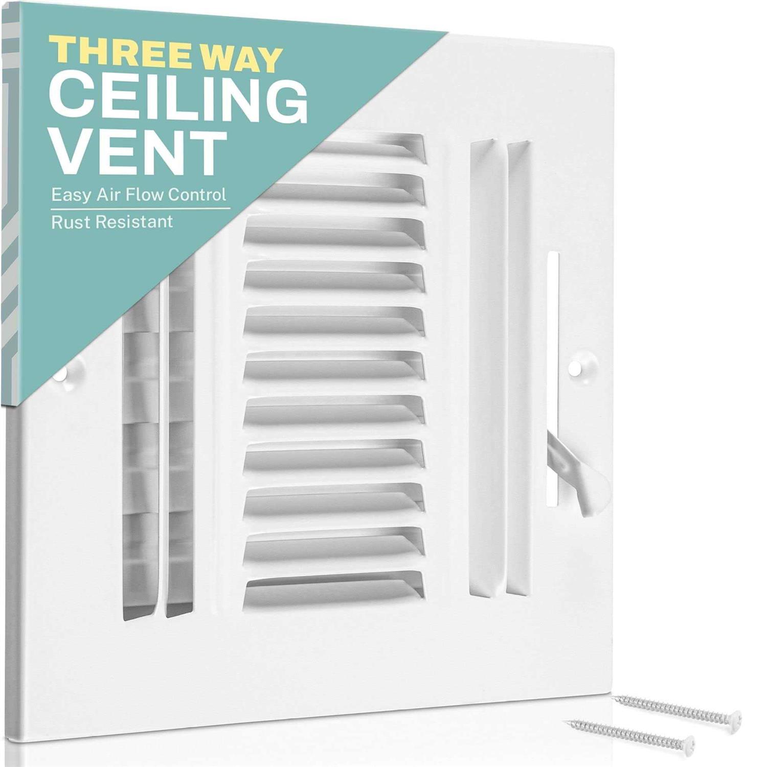 Home Intuition Ceiling Register Air Vent Covers for Home Ceiling or Wall - Zenithce