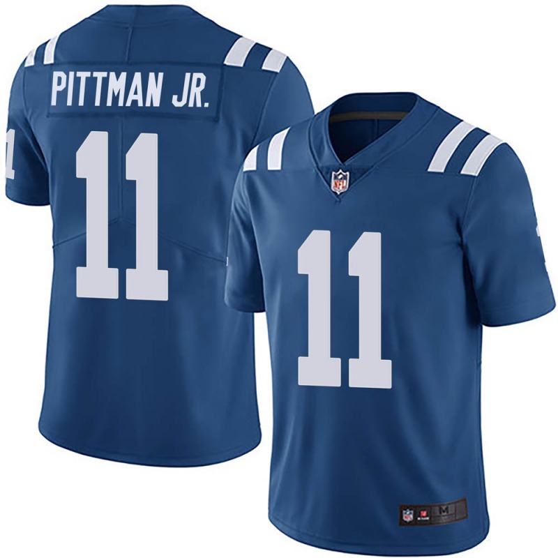 Indianapolis Colts #11 Michael Pittman Jr. Blue Vapor Untouchable Limited Stitched Jersey - Zenithce
