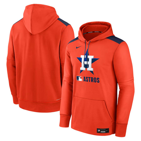 Houston Astros Orange Collection Performance Pullover Hoodie - Zenithce