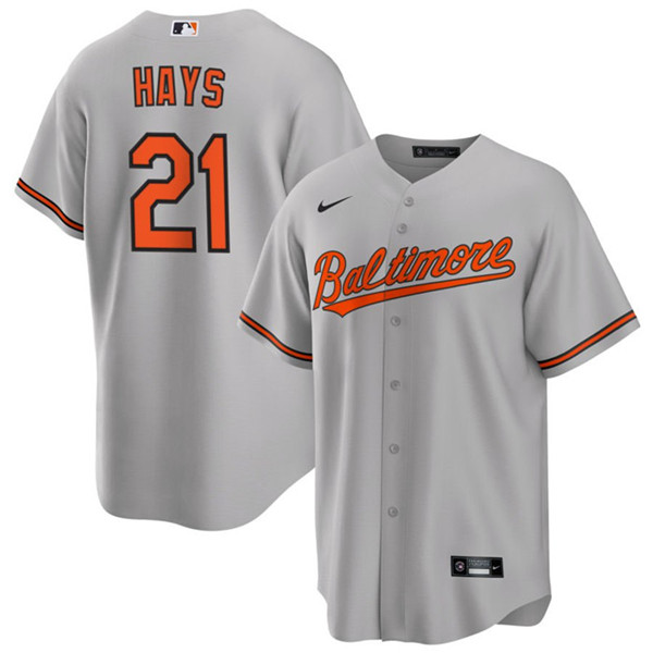 Baltimore Orioles #21 Austin Hays Gray Cool Base Stitched Jersey - Zenithce