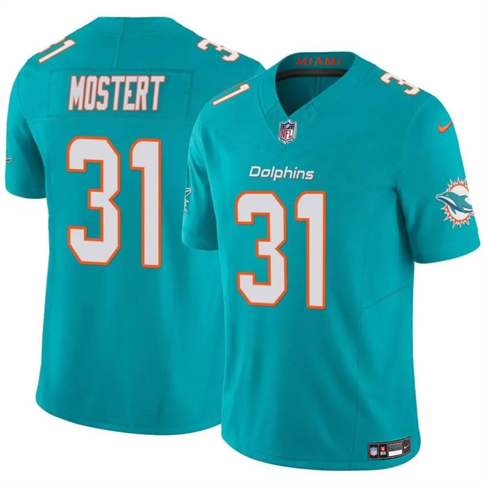 Miami Dolphins #31 Raheem Mostert Aqua 2023 F.U.S.E Vapor Limited Stitched Jersey - Zenithce