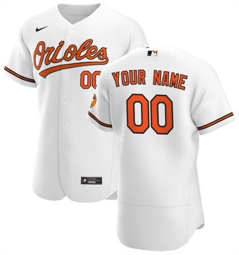 Baltimore Orioles Customized Authentic Stitched MLB Jersey - Zenithce