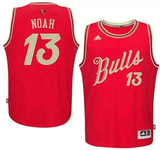Chicago Bulls #13 Joakim Noah Revolution 30 Swingman 2015 Christmas Day Red Jersey - Zenithce
