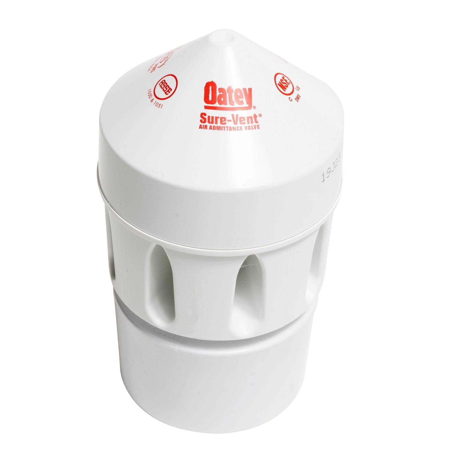 Oatey 39019 Sure-Vent 2-inch ABS Adapter Bulk Pack - Zenithce