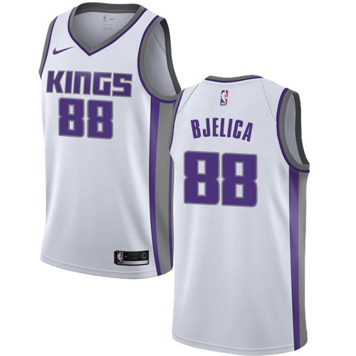 Kings #88 Nemanja Bjelica White Swingman Association Edition Jersey - Zenithce