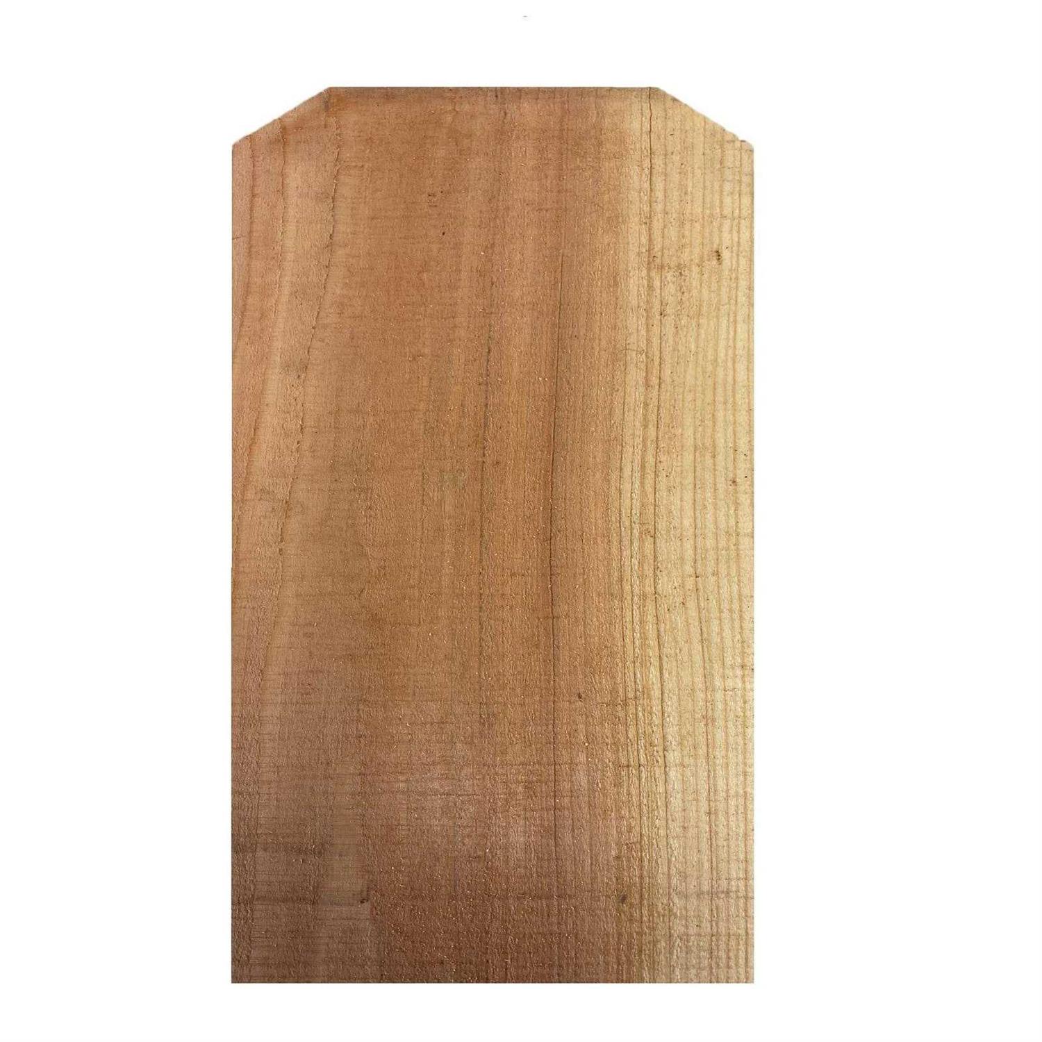 Lowe’s 5/8-in x Redwood Dog Ear Fence Picket - Zenithce