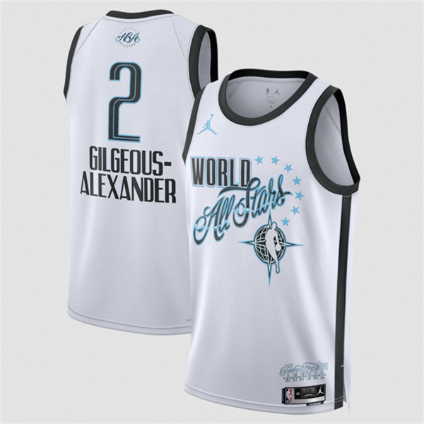 2026 All-Star #2 Shai Gilgeous-Alexander White Stitched Jersey - Zenithce