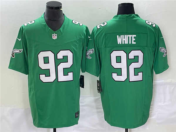 Philadelphia Eagles #92 Reggie White Green 2023 F.U.S.E. Vapor Untouchable Stitched Jersey - Zenithce