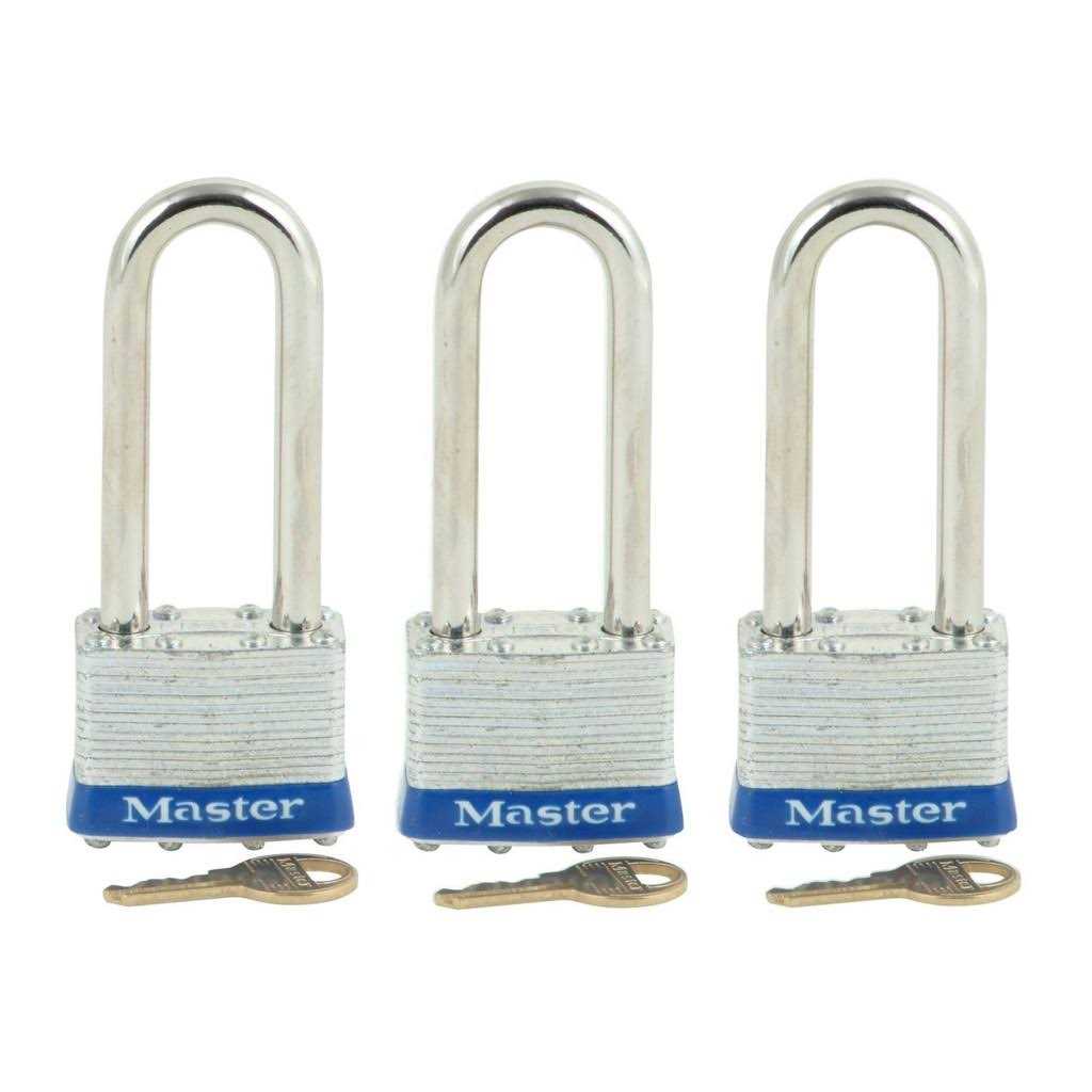 Master Lock Keyed Padlock, 15/16 Shackle - Zenithce
