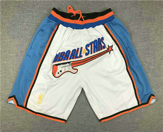 1997 All-Star Shorts (White) JUST DON By Mitchell & Ness - Zenithce