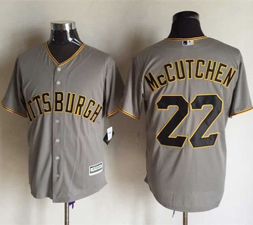 Pirates #22 Andrew McCutchen Grey New Cool Base Stitched Jersey - Zenithce