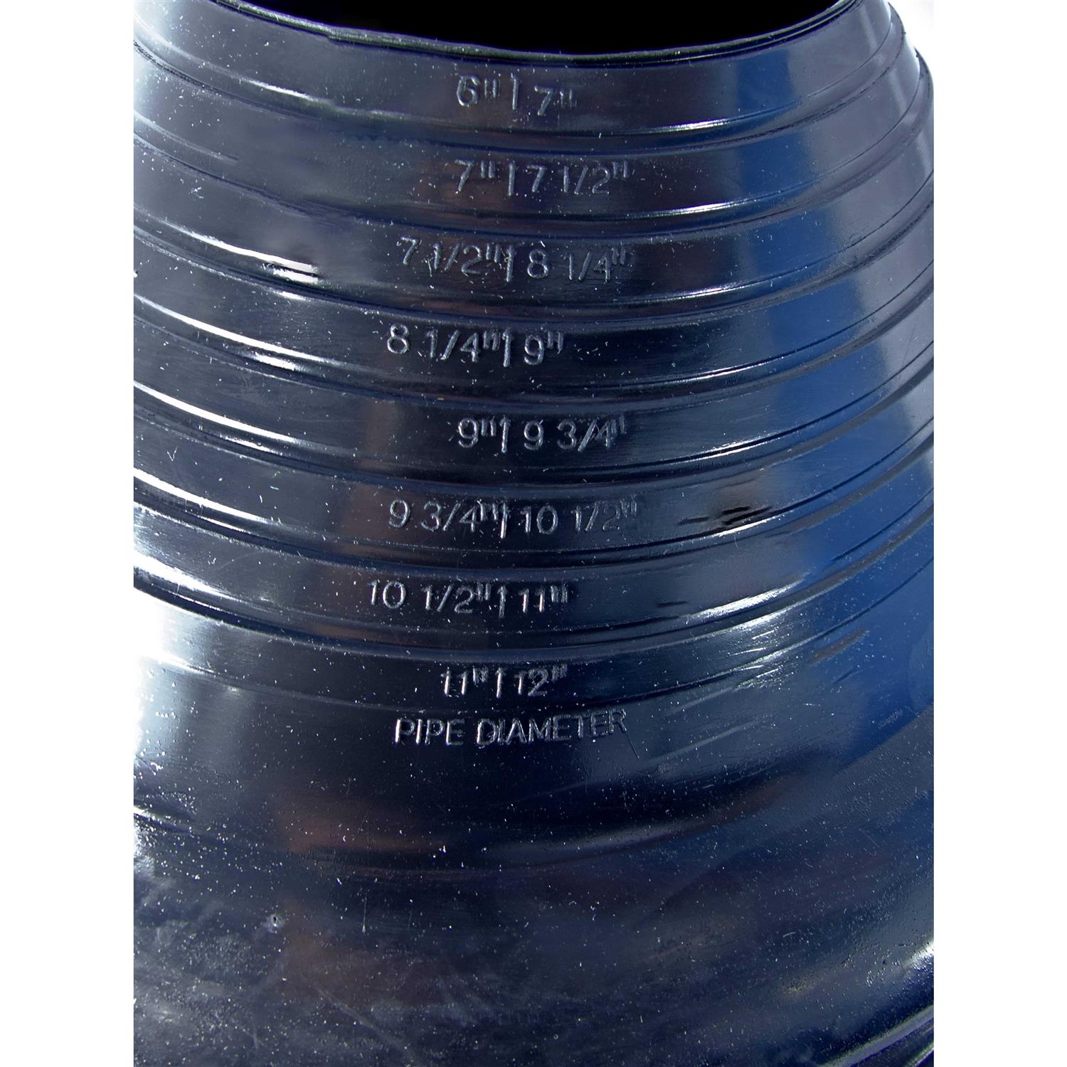 Dektite #7 Square Black EPDM Flexible Pipe Flashing - Zenithce