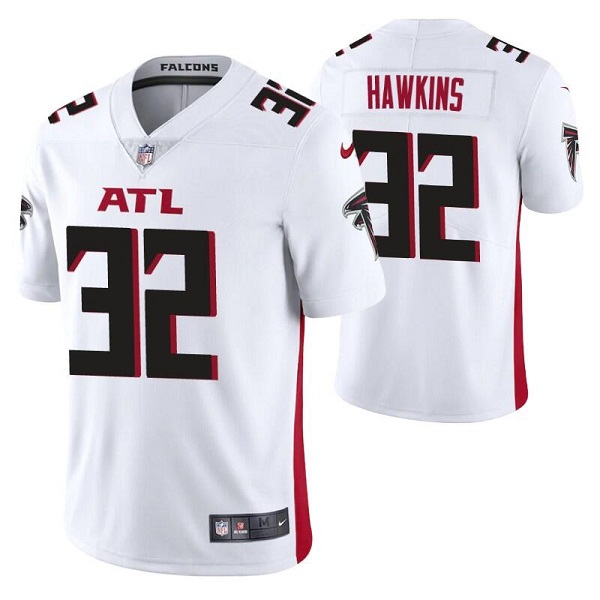 Atlanta Falcons #32 Jaylinn Hawkins White Vapor Untouchable Limited Stitched Jersey - Zenithce