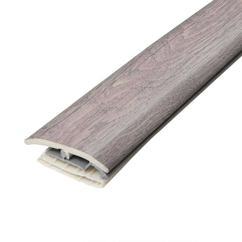 Performance Accessories Pewter 0.75 in. T x 2.37 in. W x 78.7 in. L Laminate 4-in-1 Molding - Zenithce