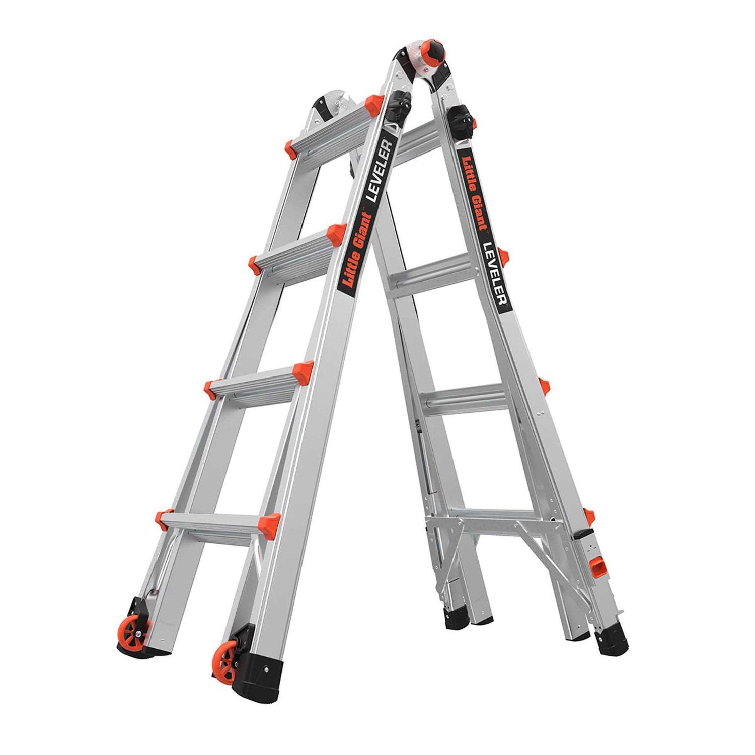 Little Giant Ladders King Kombo 2 Pro M6 6-ft Fiberglass Type 1aa- 375-lb Load Capacity Step Ladder in Green | 13906-002 - Zenithce