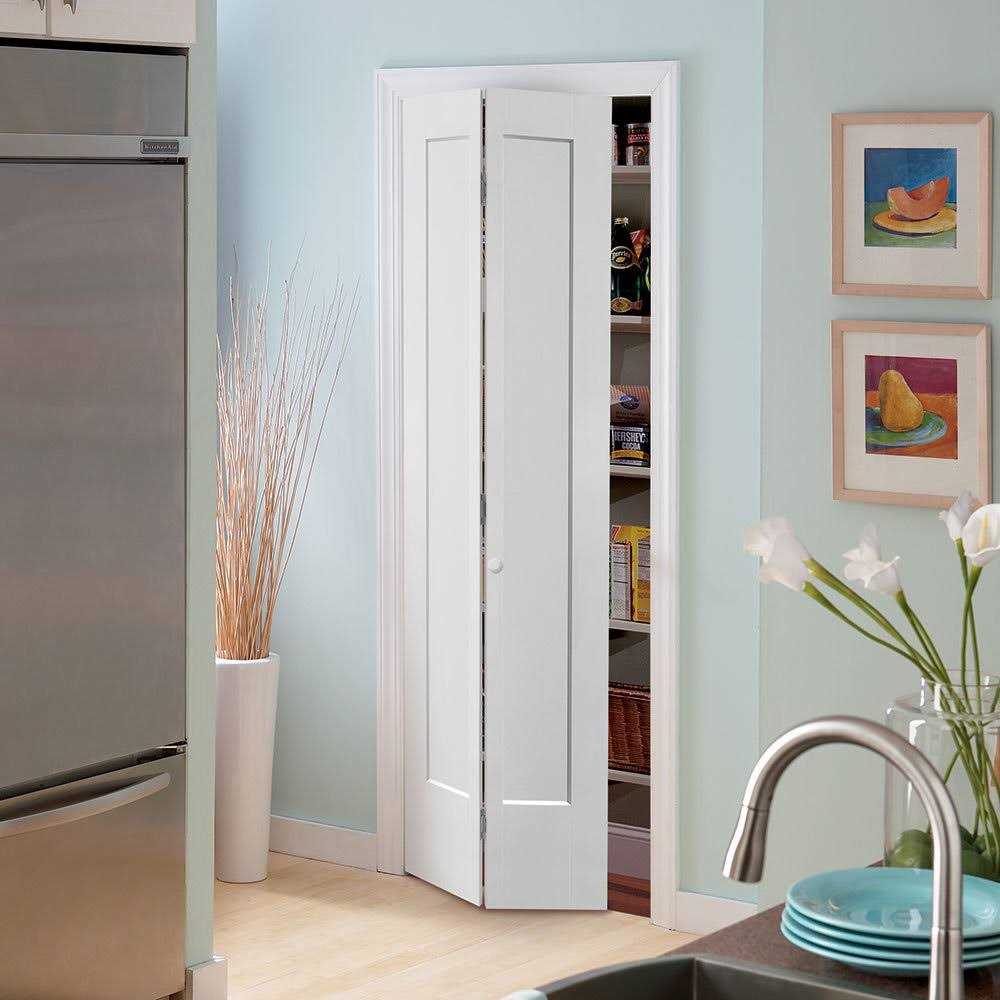 Paneled Manufactured Wood Primed Lincoln Park Interior Bi-fold Door Masonite - Zenithce