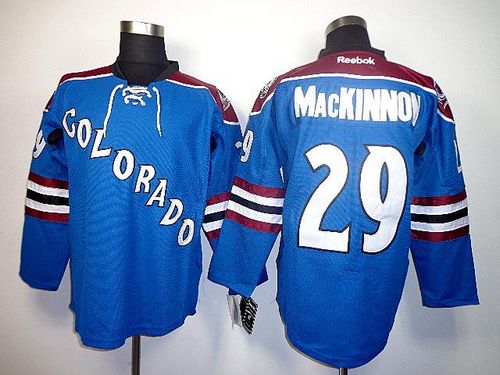 Avalanche #29 Nathan MacKinnon Blue Third Stitched Jersey - Zenithce