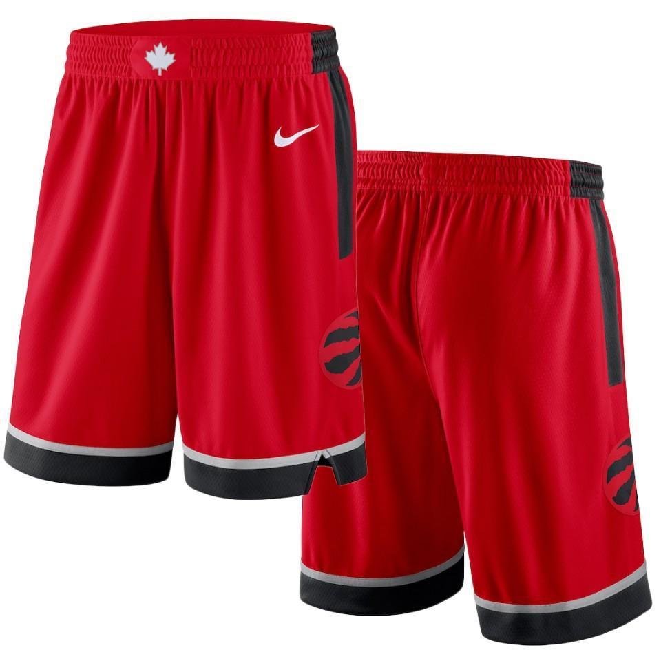 Toronto Raptors Red NBA Shorts (Run Smaller) - Zenithce