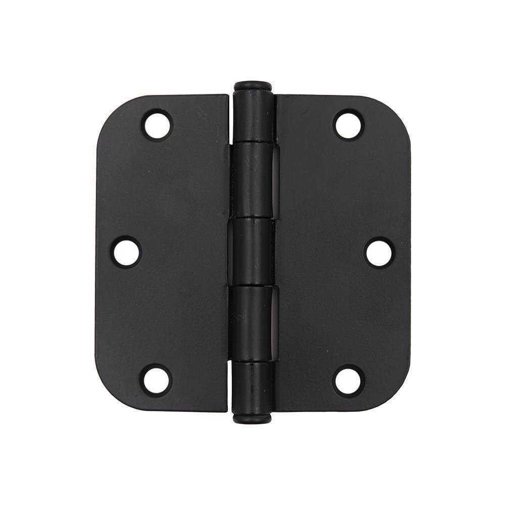 Everbilt 3-1/2 in. Square Radius Satin Nickel Swing Clear Hinge - Zenithce