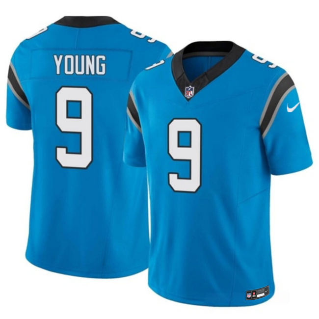 Carolina Panthers #9 Bryce Young Blue 2023 F.U.S.E. Vapor Untouchable Stitched Jersey - Zenithce