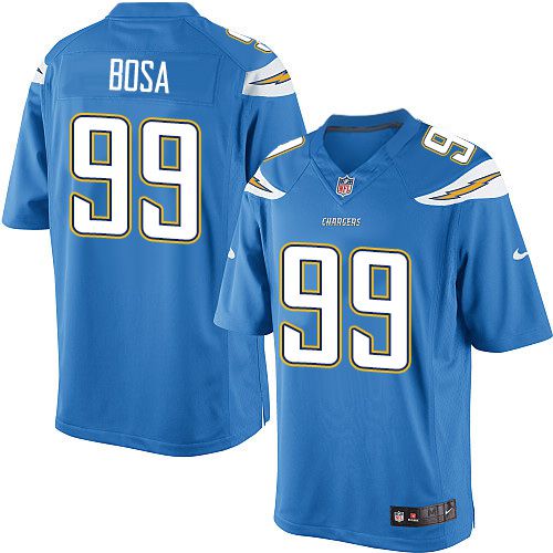 Chargers #99 Joey Bosa Electric Blue Alternate Stitched Limited Nike Jersey - Zenithce
