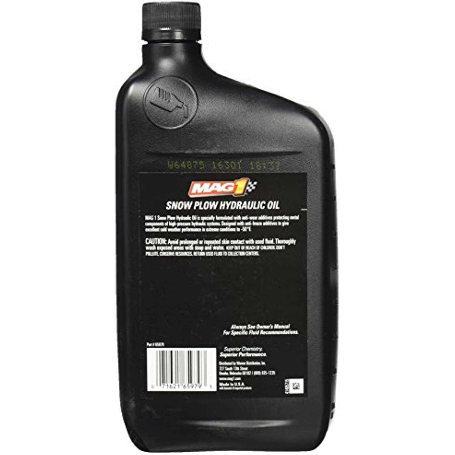 Mag 1 MAG00466 Hydraulic Oil,Amber,20W,1 gal - Zenithce