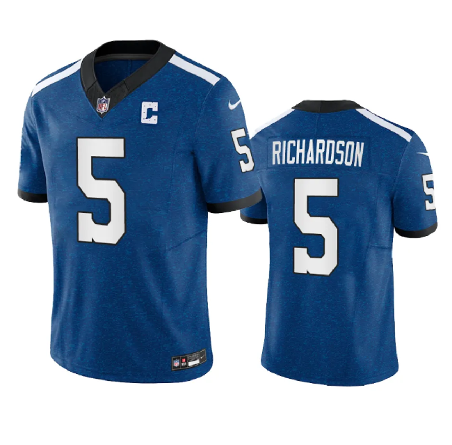 Indianapolis Colts #5 Anthony Richardson Royal 2023 F.U.S.E. Indiana Nights Limited Stitched Jersey - Zenithce