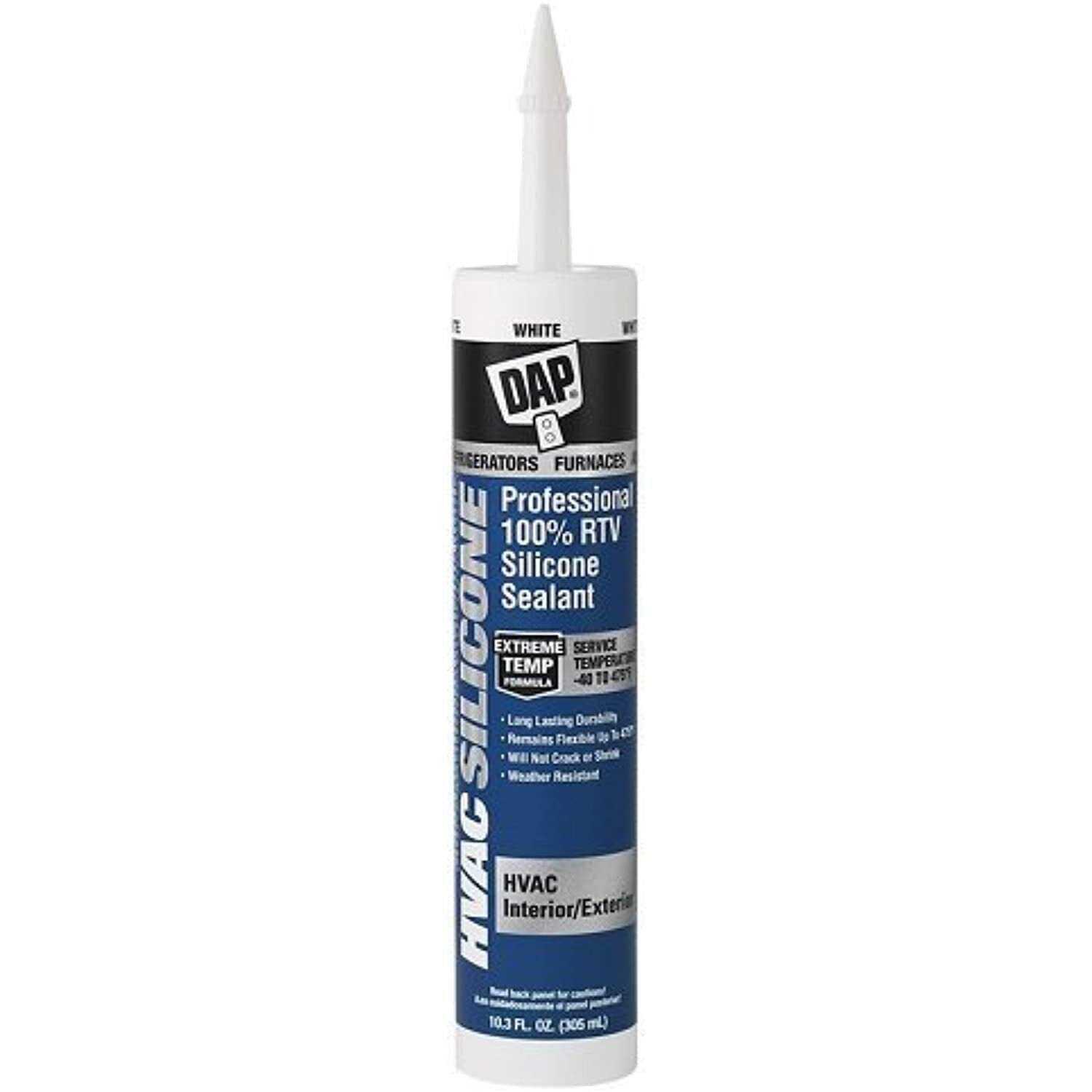 Dap HVAC Silicone 100% RTV Silicone Sealant 10.3 oz - Zenithce
