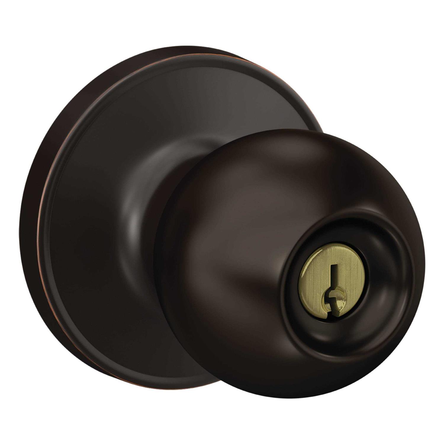 Schlage F10 GEO 622 ADD Georgian Door Knob with Addison Trim - Zenithce