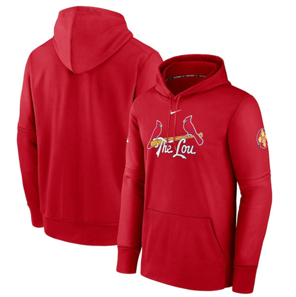 St. Louis Cardinals Red 2024 City Connect Collection Practice Performance Pullover Hoodie - Zenithce