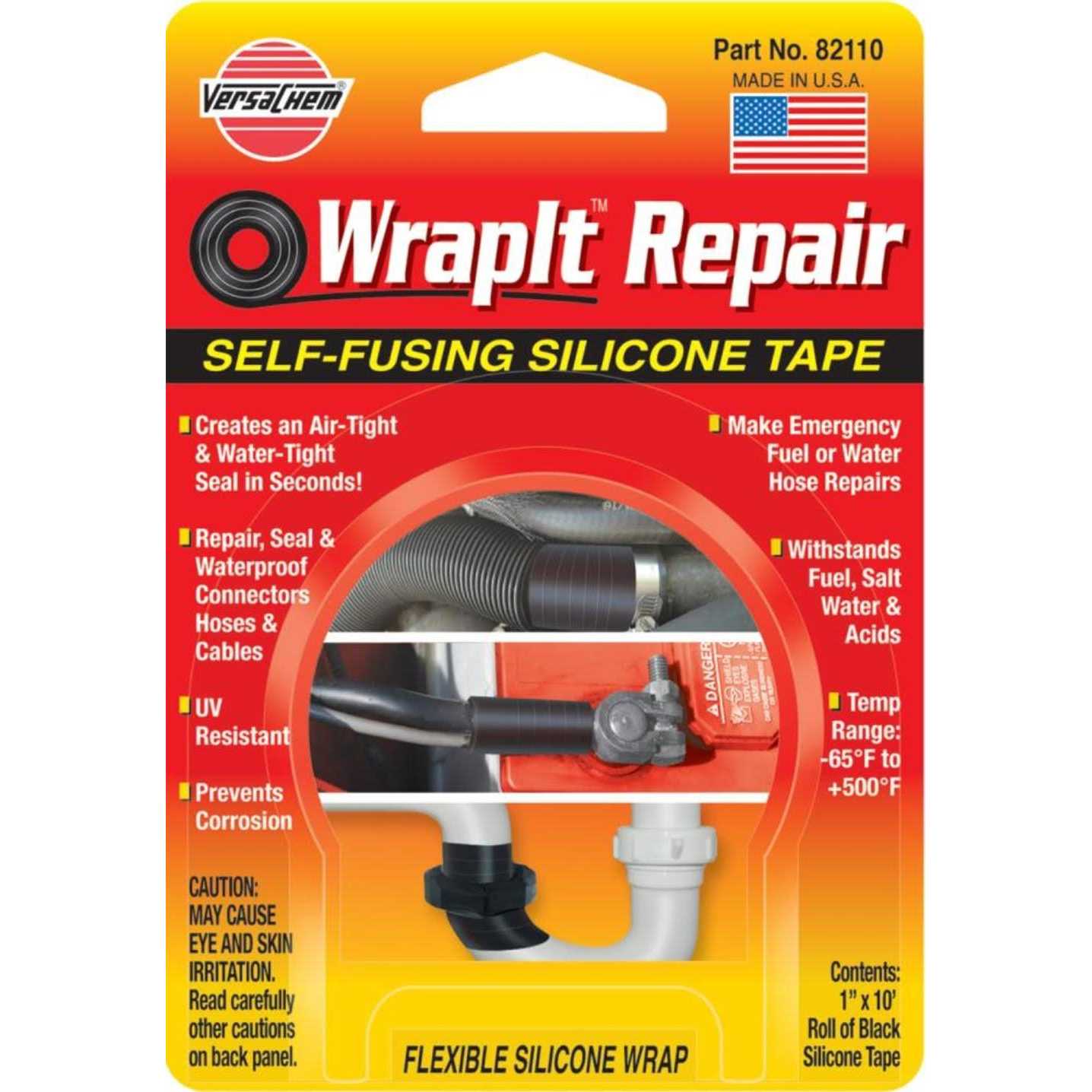 Versachem Tiger Patch Muffler/Tailpipe Tape - Zenithce