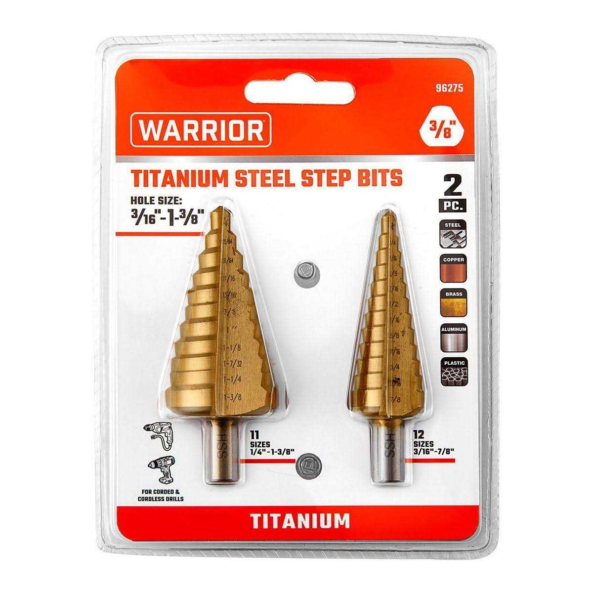 Warrior Titanium Nitride High Speed Steel Drill Bit Set 29 Piece - Zenithce