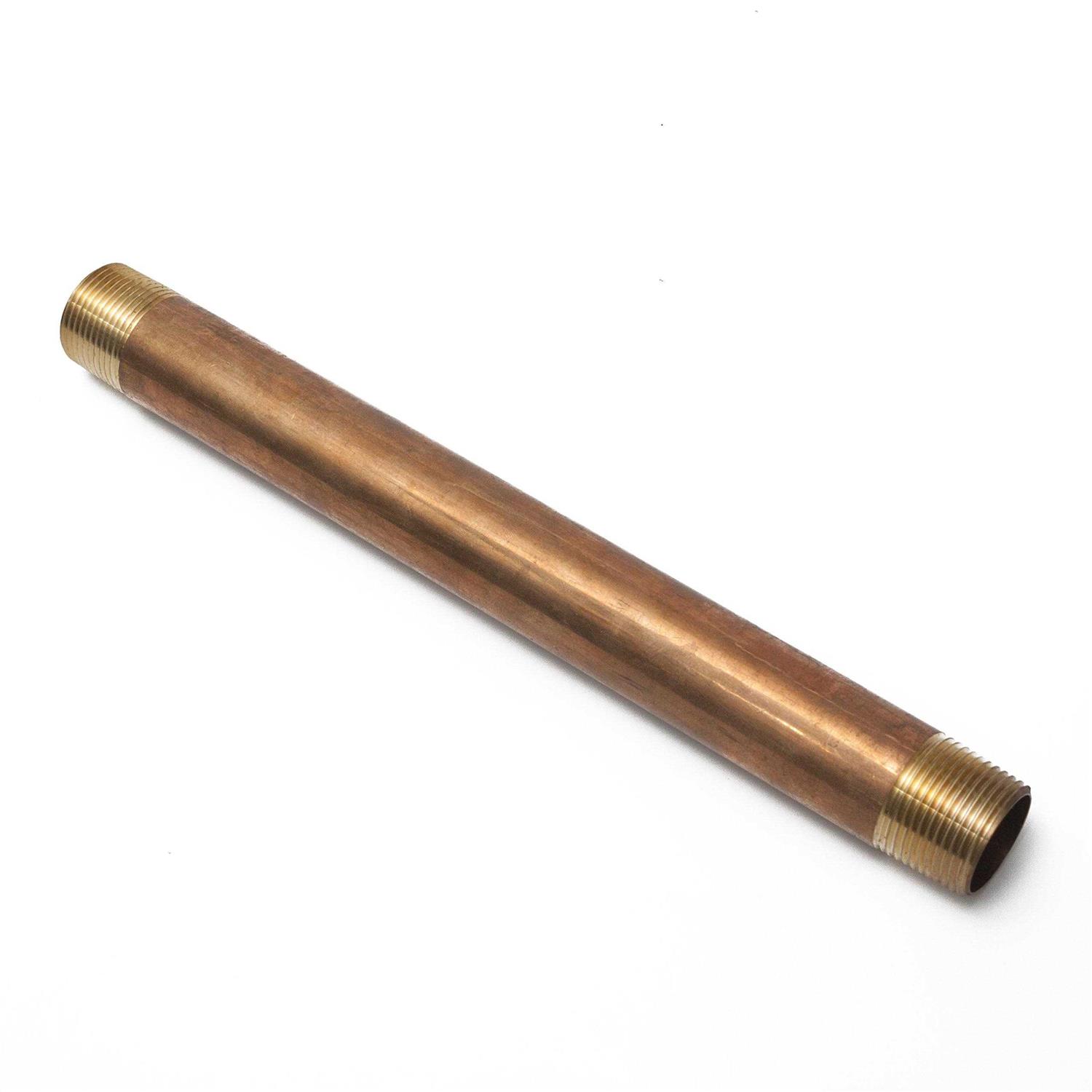 LTWFITTING Brass Pipe Long Nipple Fitting Male NPT Air Water - Zenithce
