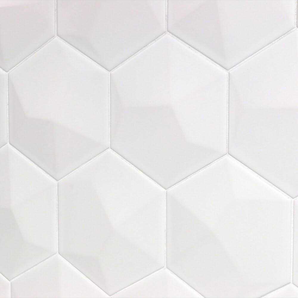 Ivy Hill Tile Beta 2.44 in. x 5 in. Scallop Polished Ceramic Wall Tile - Zenithce