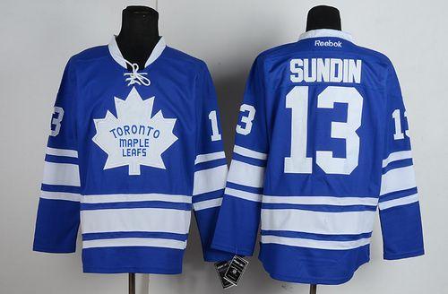 Maple Leafs #13 Mats Sundin Blue Third Stitched Jersey - Zenithce