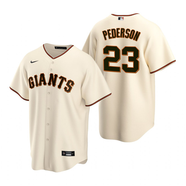 San Francisco Giants #23 Joc Pederson Cream Cool Base Stitched Jersey - Zenithce