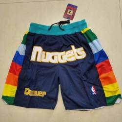 Denver Nuggets Navy Shorts - Zenithce