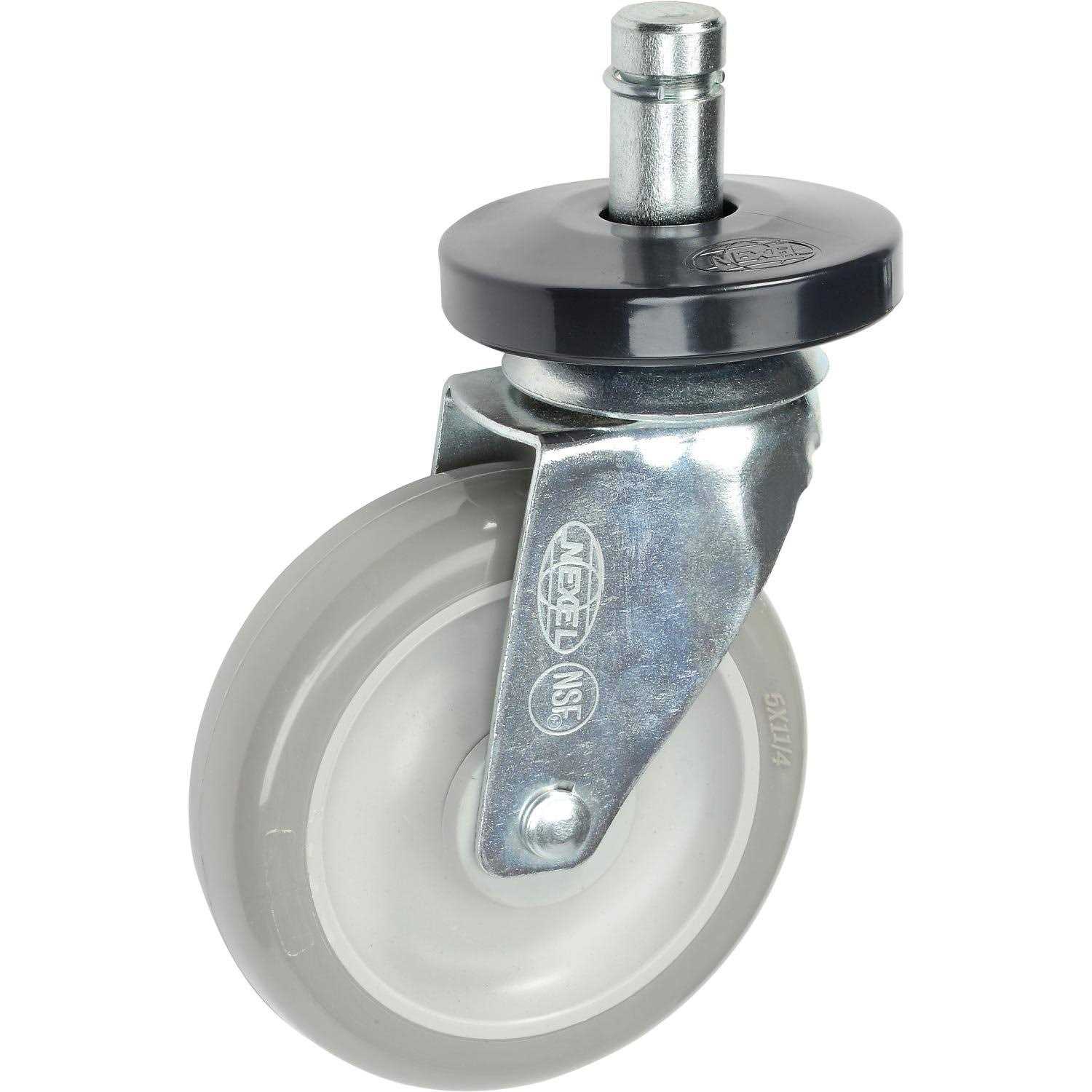 Nexel Steel Deck Truck Rubber Casters - Zenithce