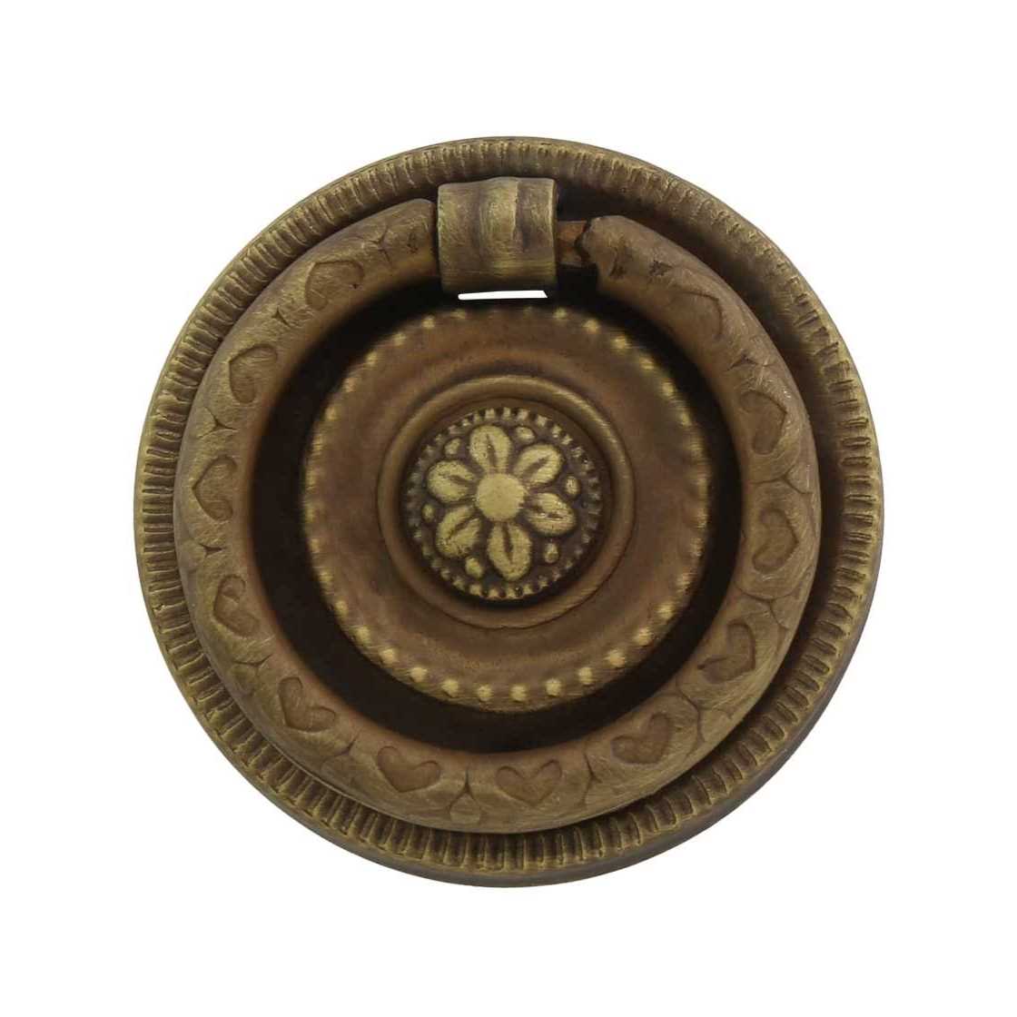 Restorers Classic Antique Brass Ring Pull - Zenithce