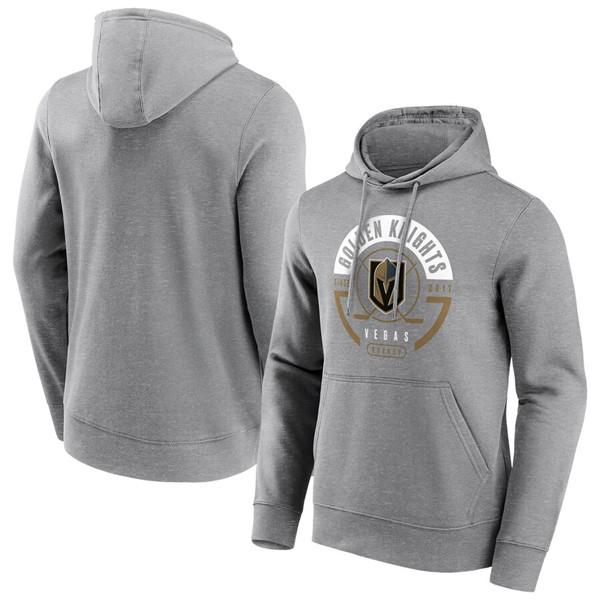 Vegas Golden Knights Grey Block Party Hoodie - Zenithce