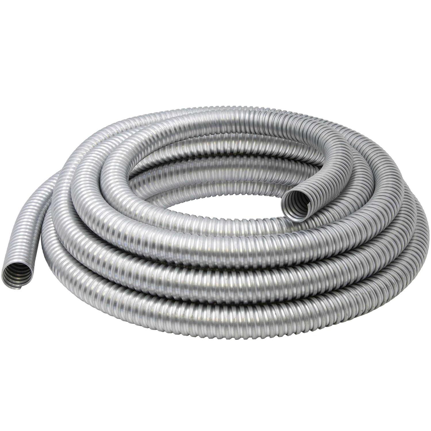Maxxima 25 ft. Galvanized Steel Flexible Conduit - Zenithce