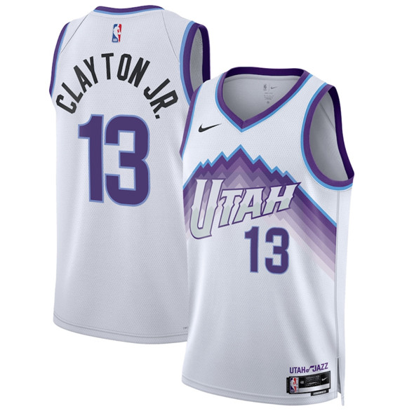Utah Jazz #13 Walter Clayton Jr. White 2025 Association Edition Stitched Jersey - Zenithce