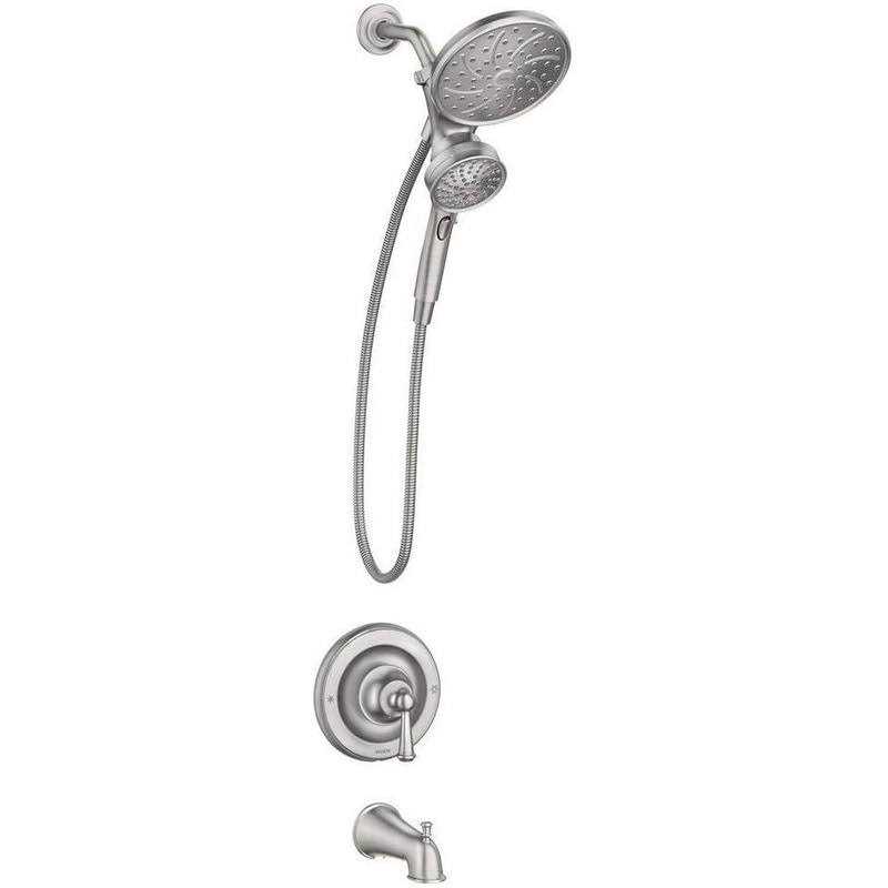 Moen Brecklyn Single-Handle 6-Spray Tub Shower Faucet Magnetix Rainshower - Zenithce